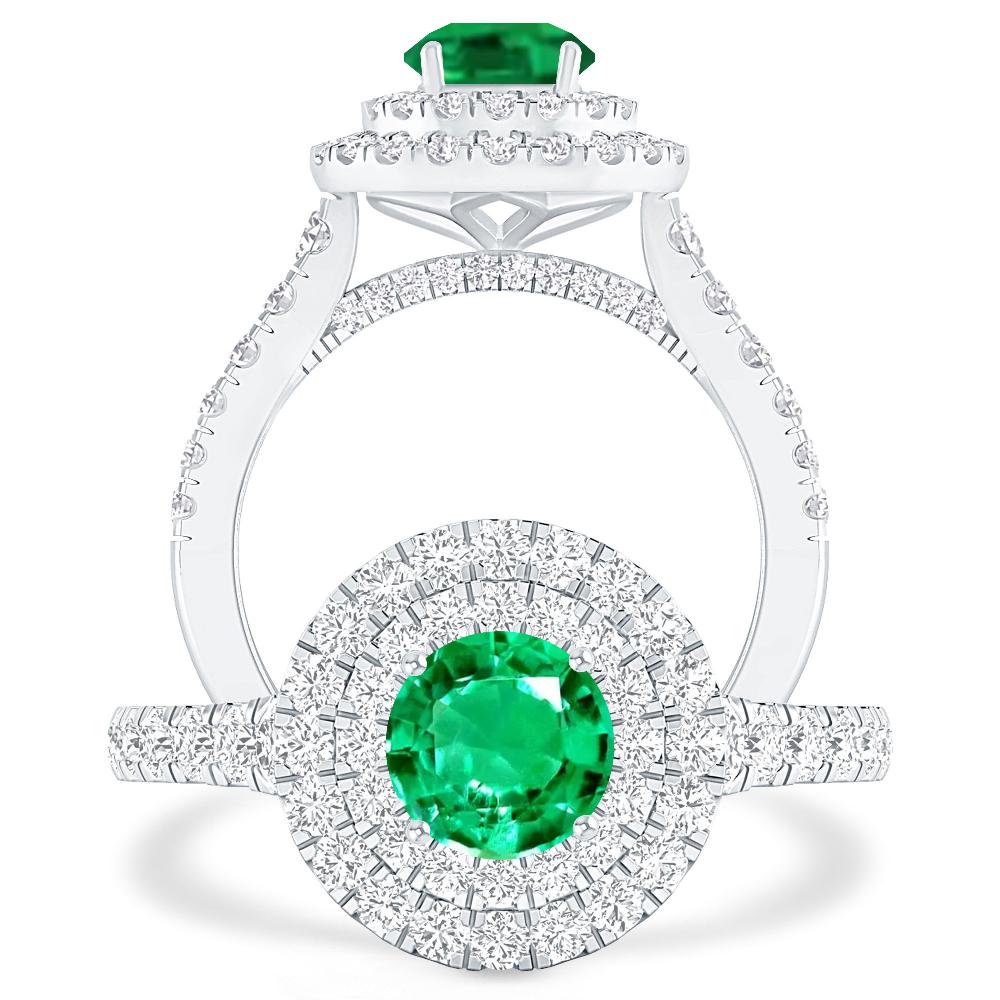 White Gold - Emerald