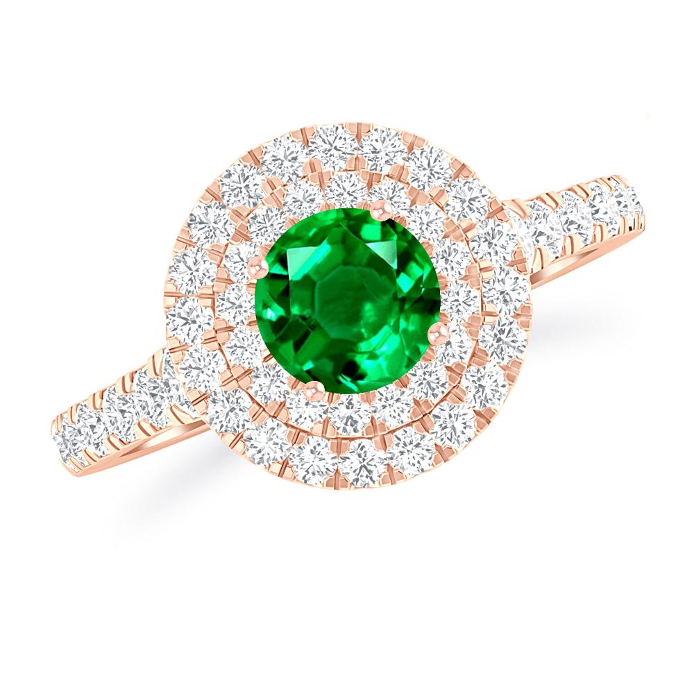 Rose Gold - Emerald