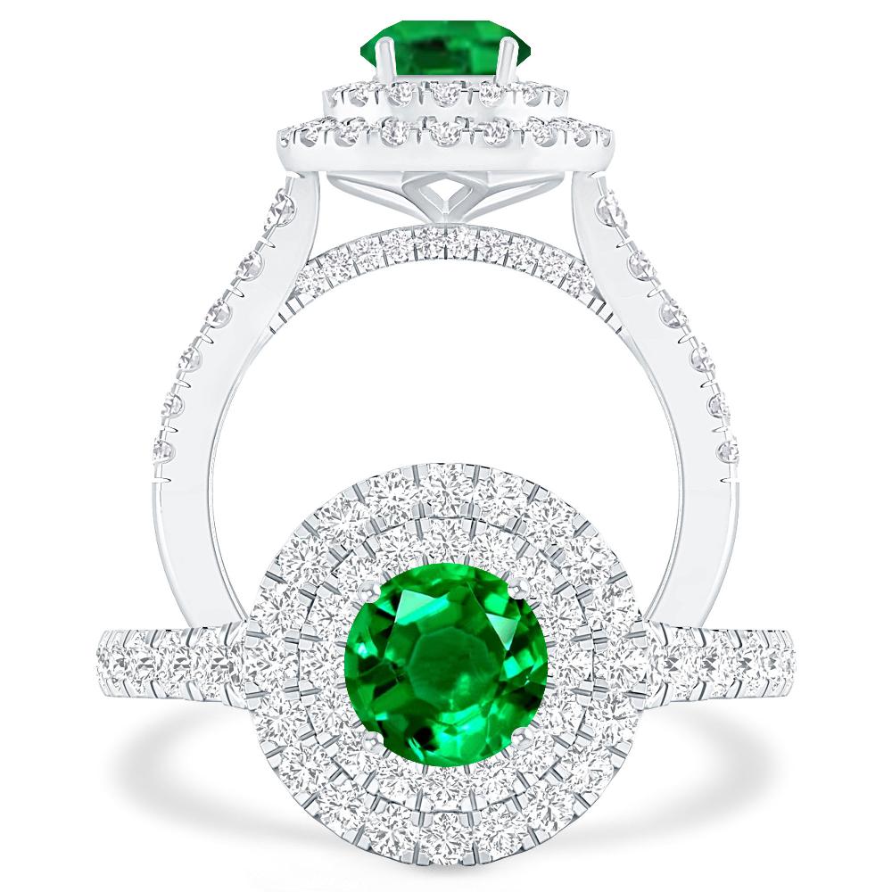 White Gold - Emerald