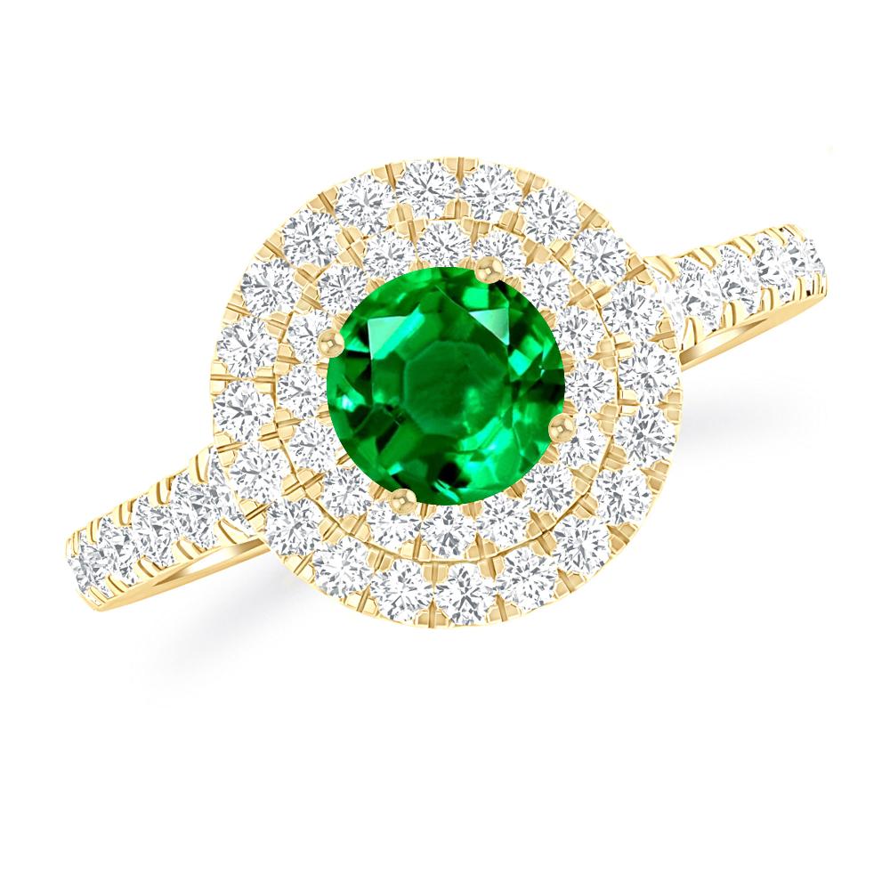 Yellow Gold - Emerald