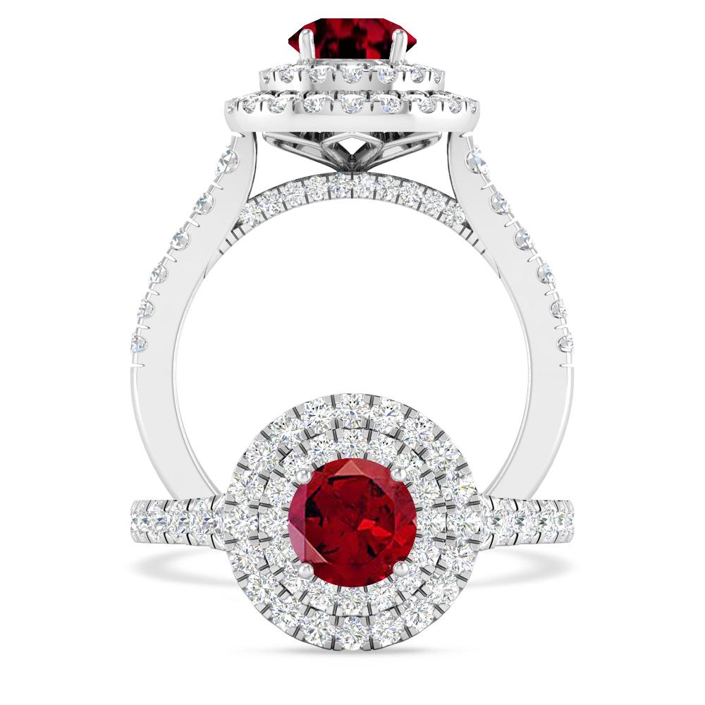 White Gold - Garnet