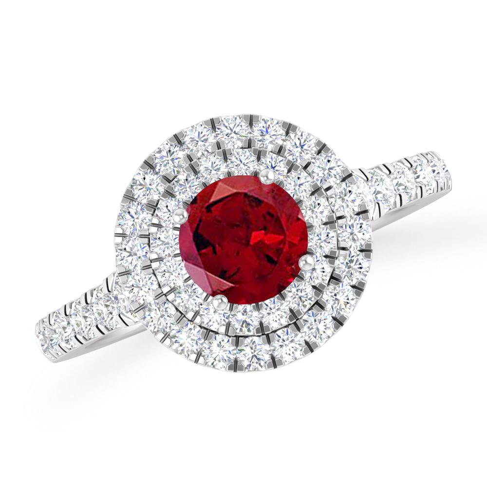 White Gold - Garnet