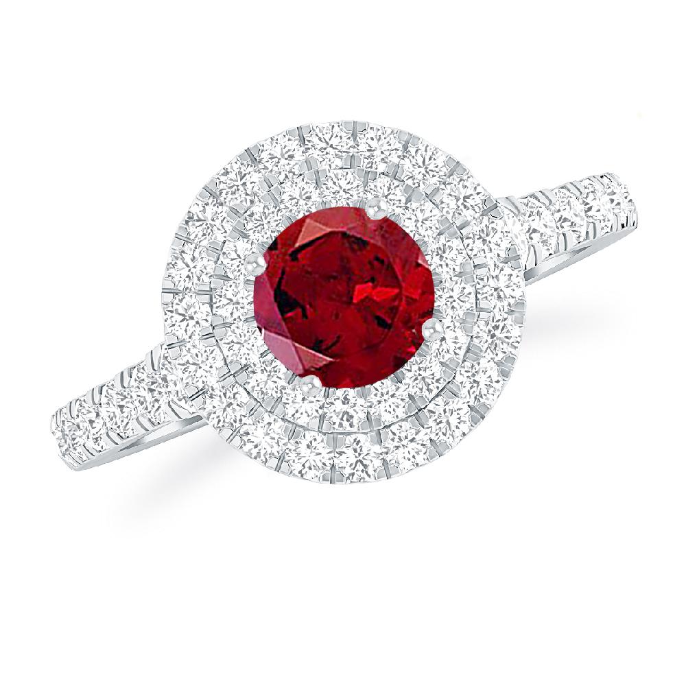 White Gold - Garnet