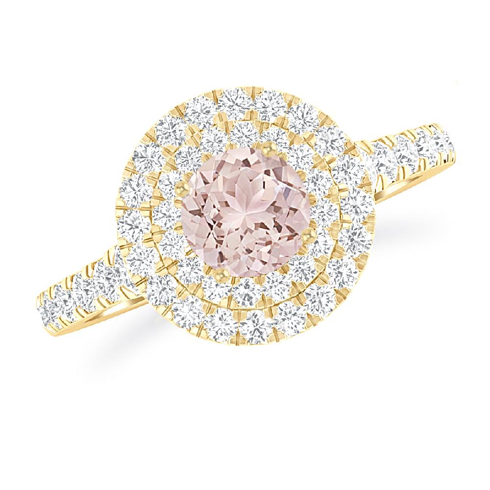 Yellow Gold - Morganite