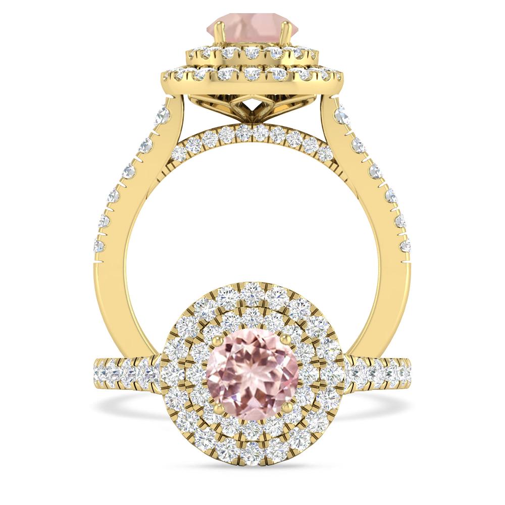 Yellow Gold - Morganite