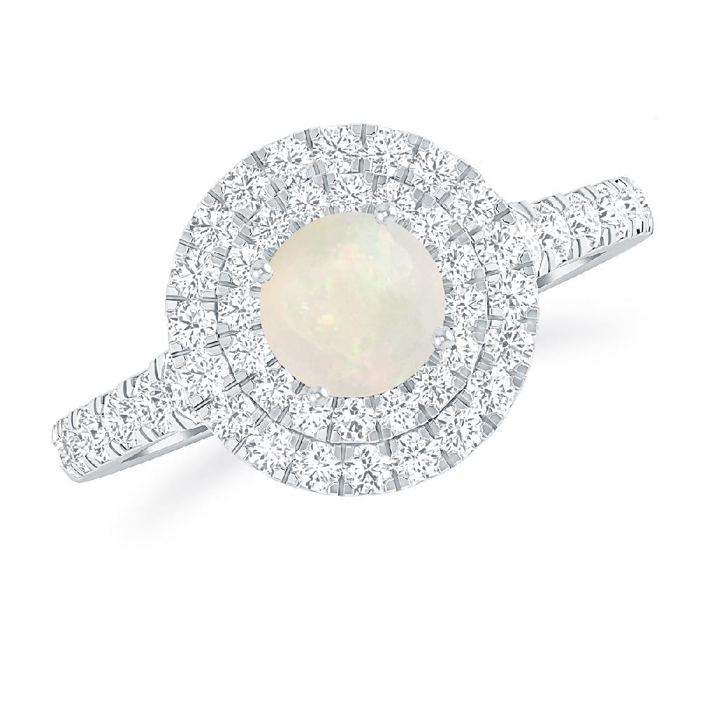 White Gold - Opal