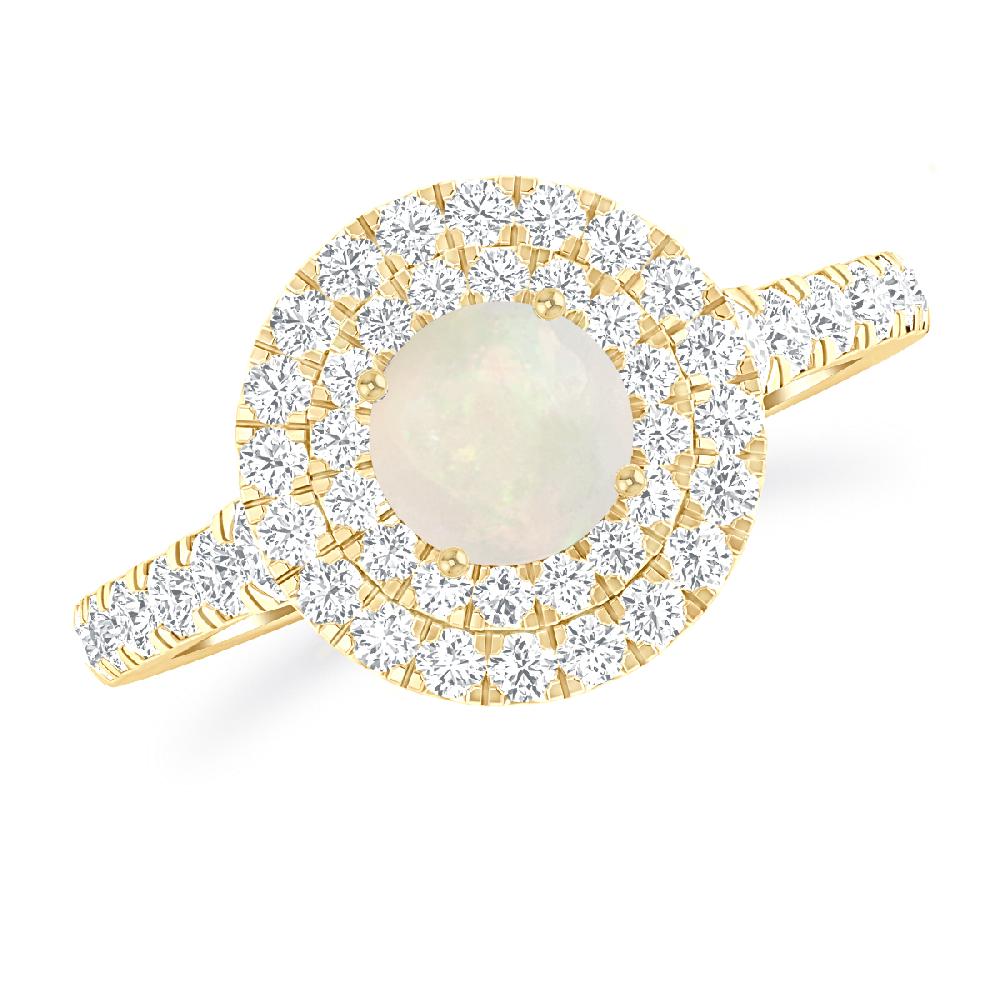 Yellow Gold - Opal