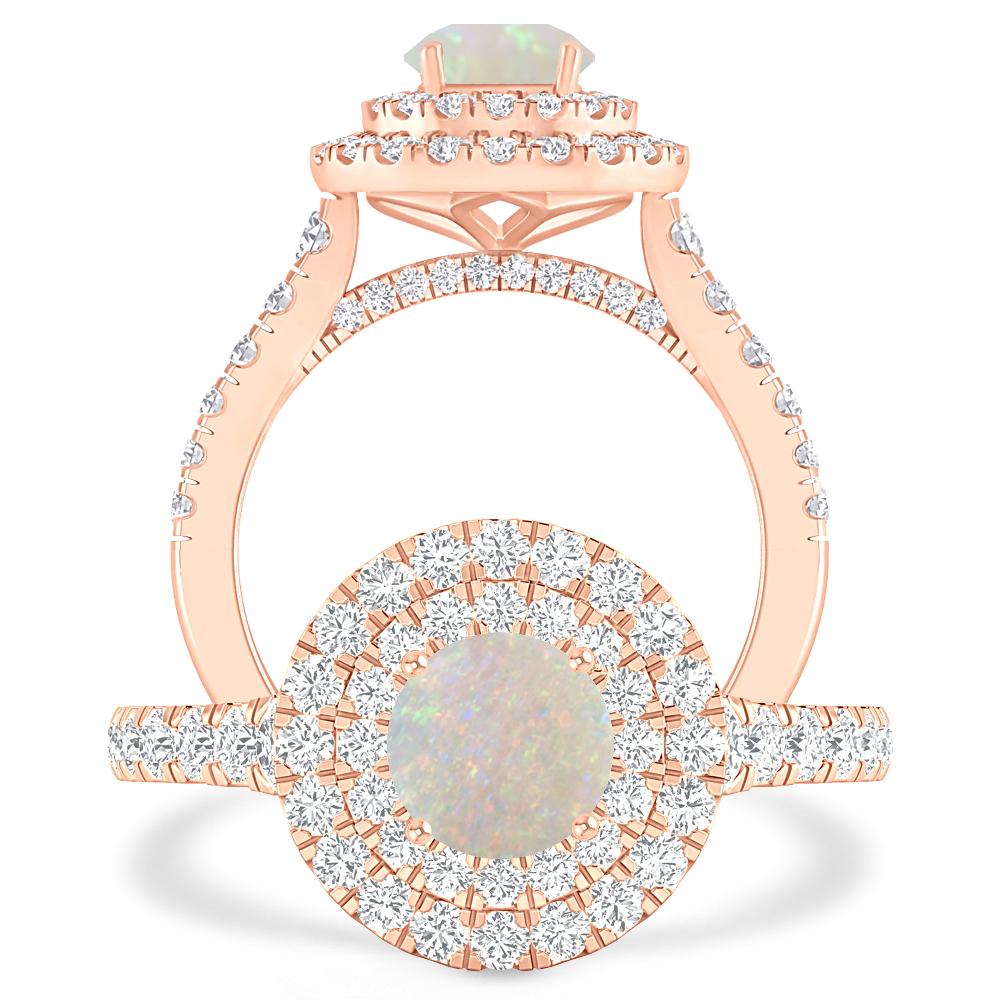 Rose Gold - Opal