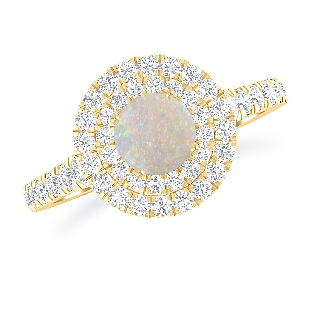 Yellow Gold - Opal