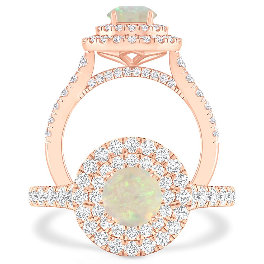 Rose Gold - Opal