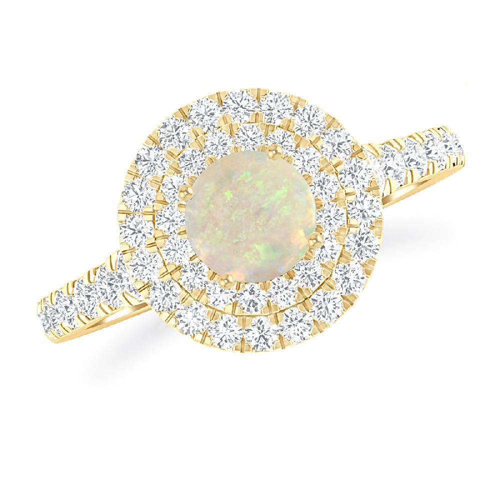 Yellow Gold - Opal