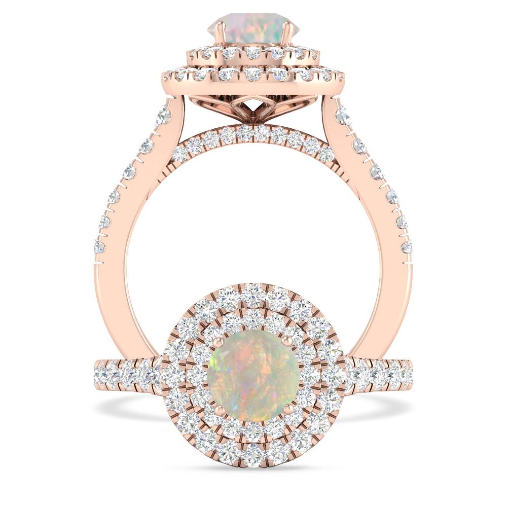 Rose Gold - Opal