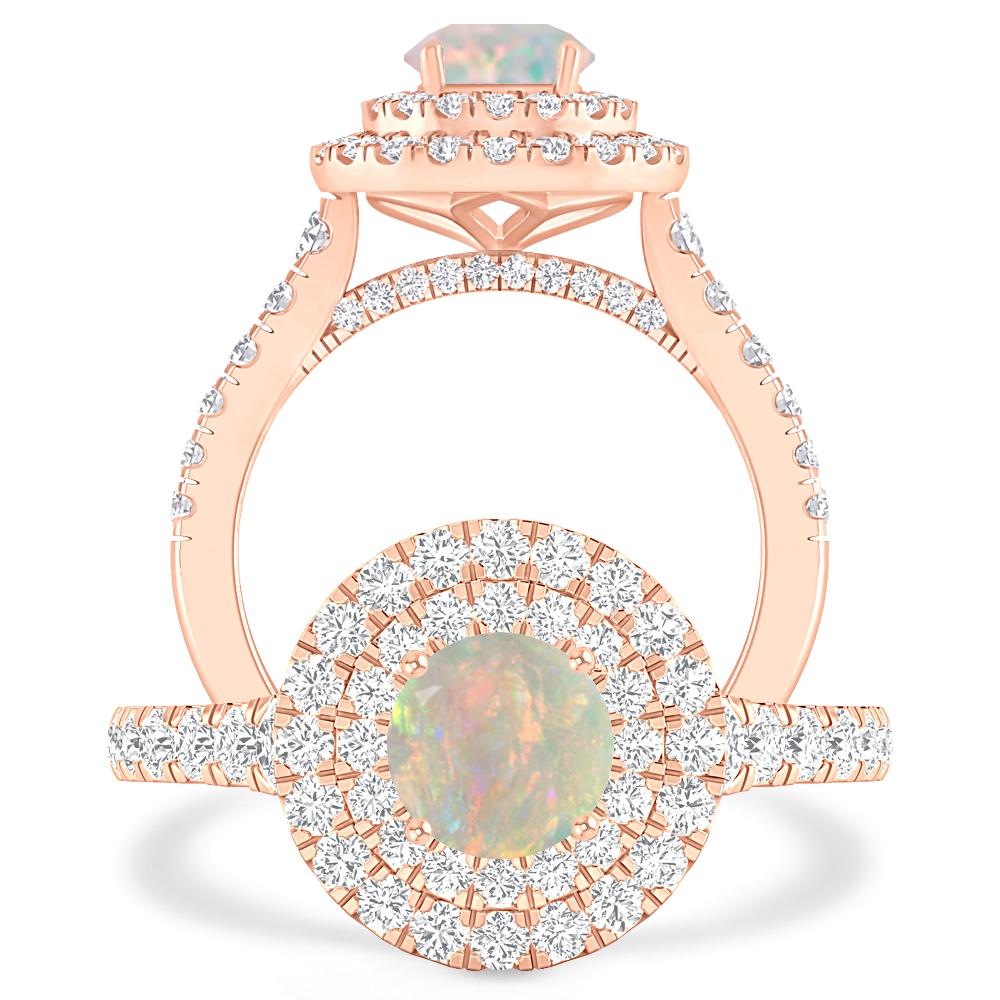 Rose Gold - Opal