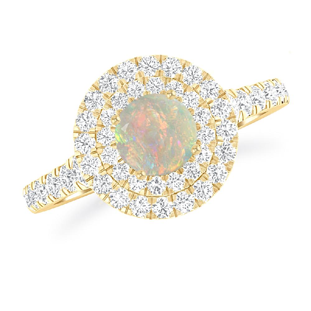 Yellow Gold - Opal