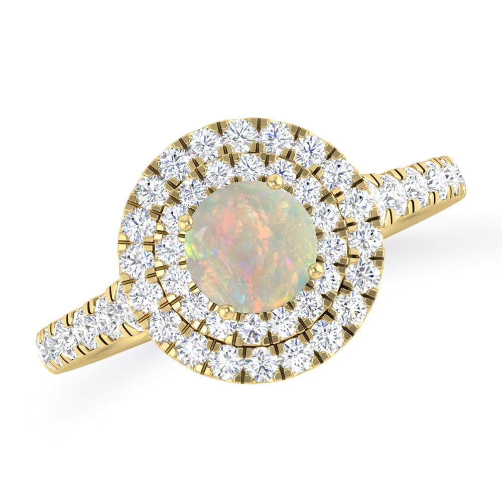 Yellow Gold - Opal