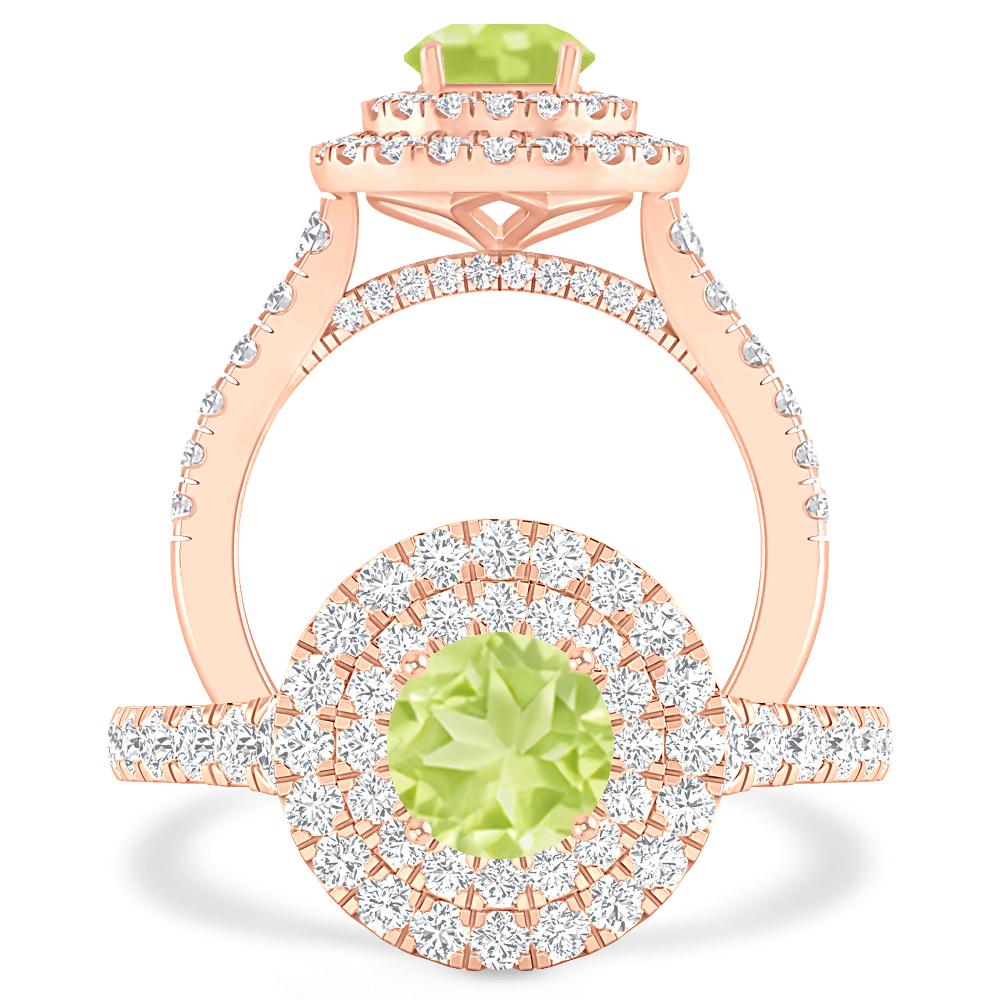 Rose Gold - Peridot