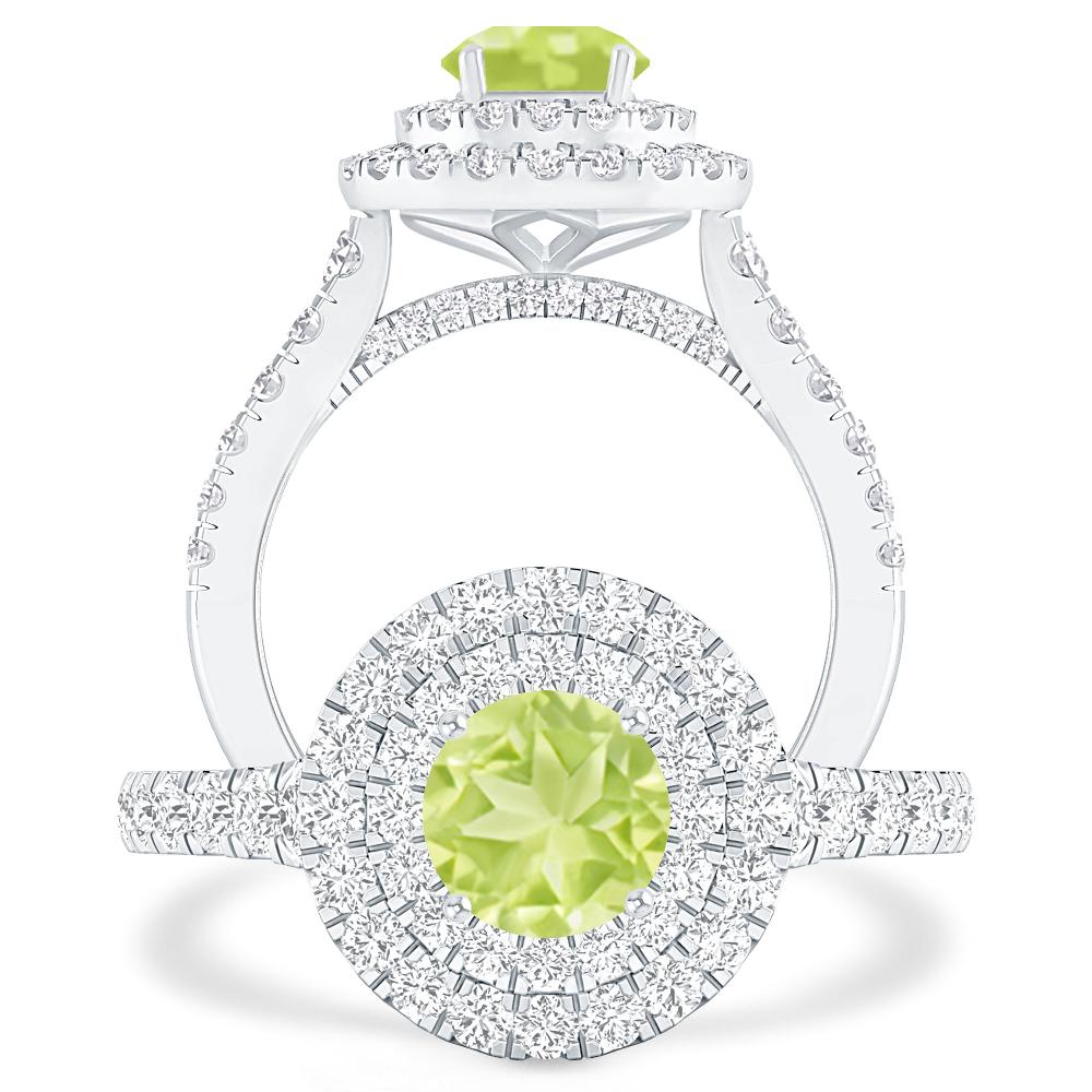 White Gold - Peridot