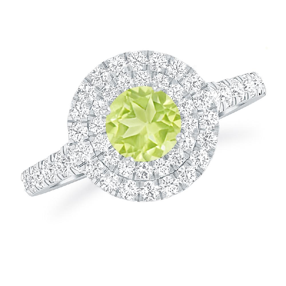 White Gold - Peridot