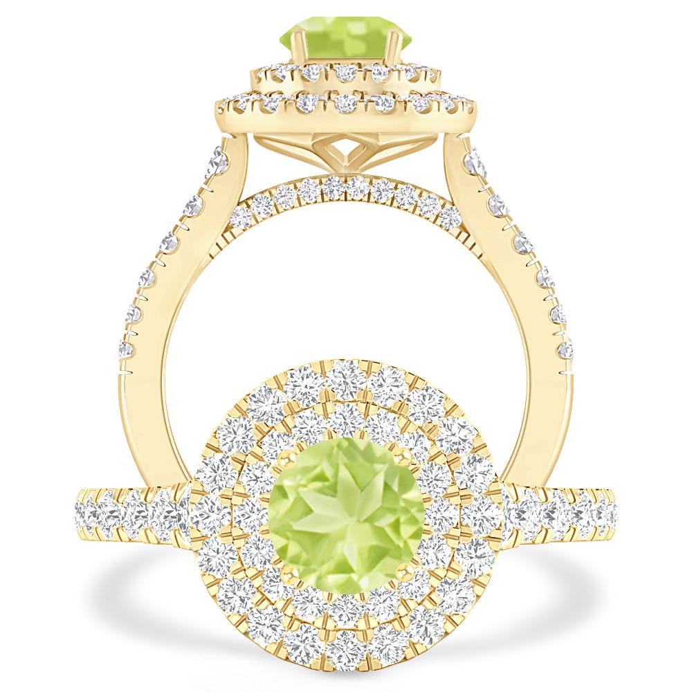 Yellow Gold - Peridot