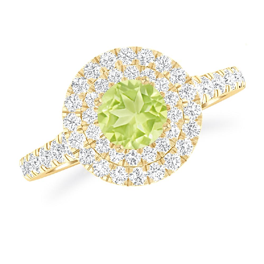 Yellow Gold - Peridot