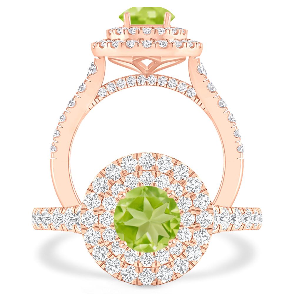 Rose Gold - Peridot