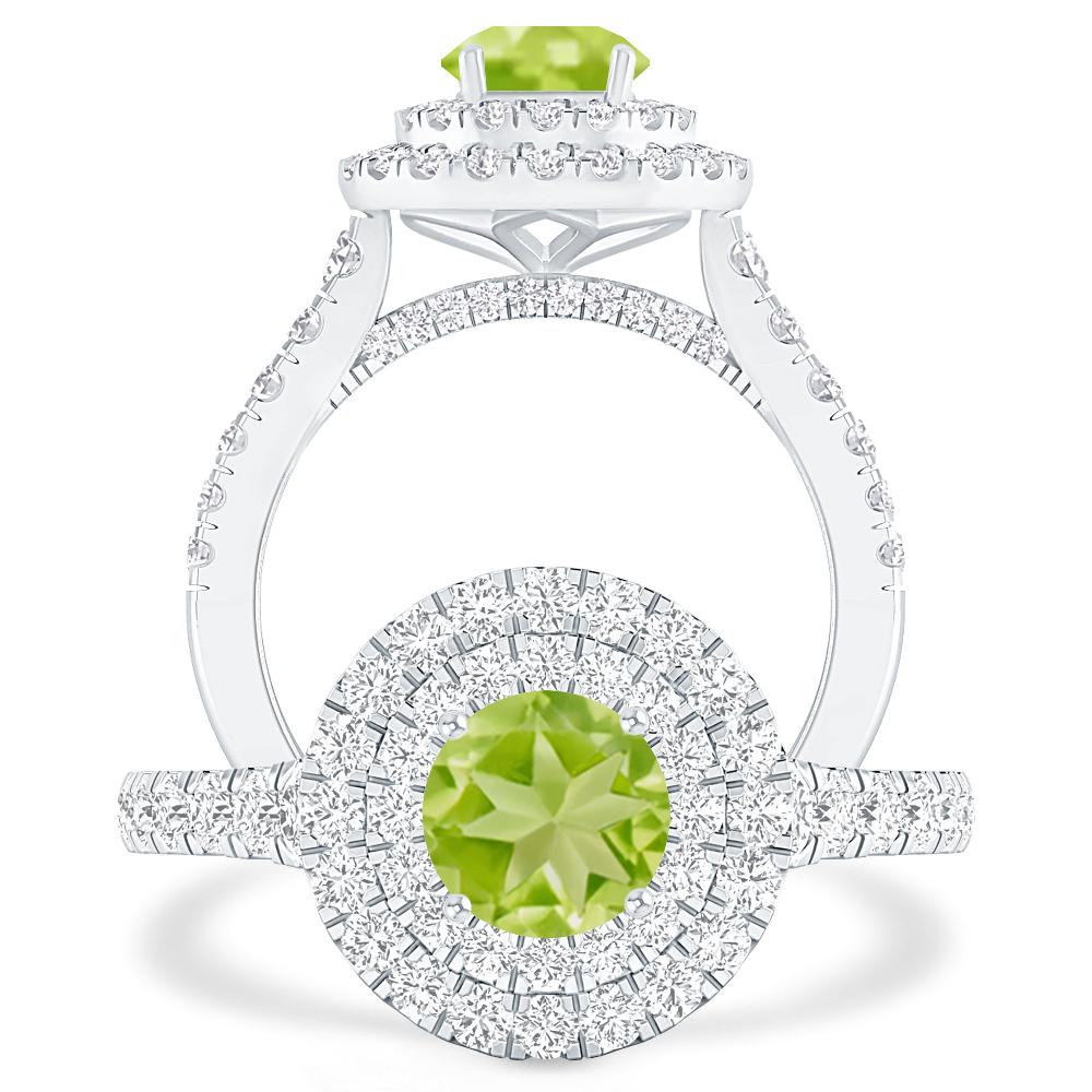 White Gold - Peridot