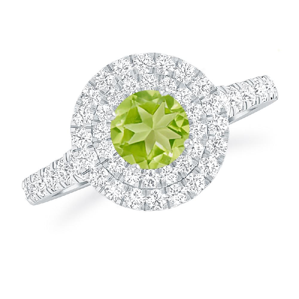 White Gold - Peridot