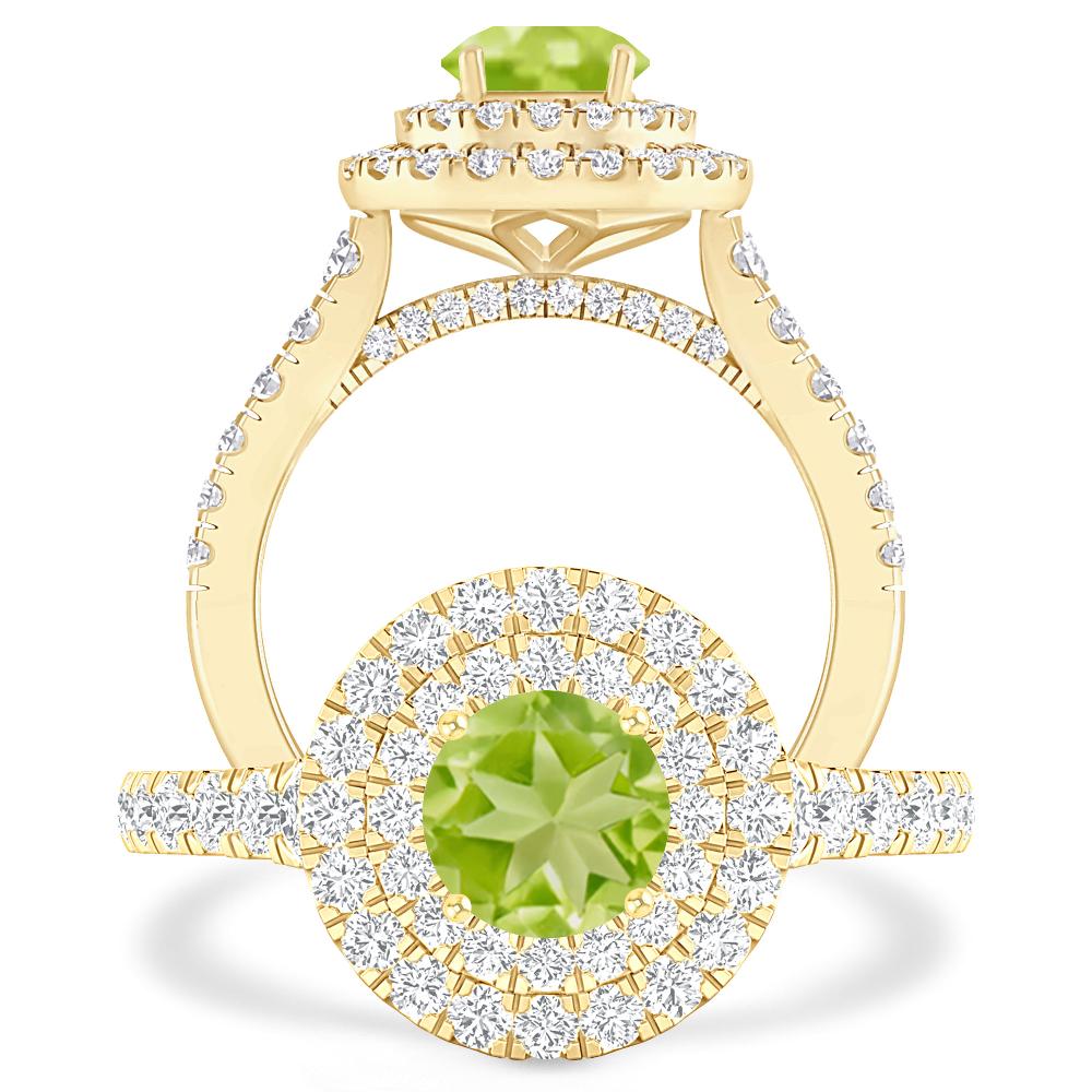 Yellow Gold - Peridot