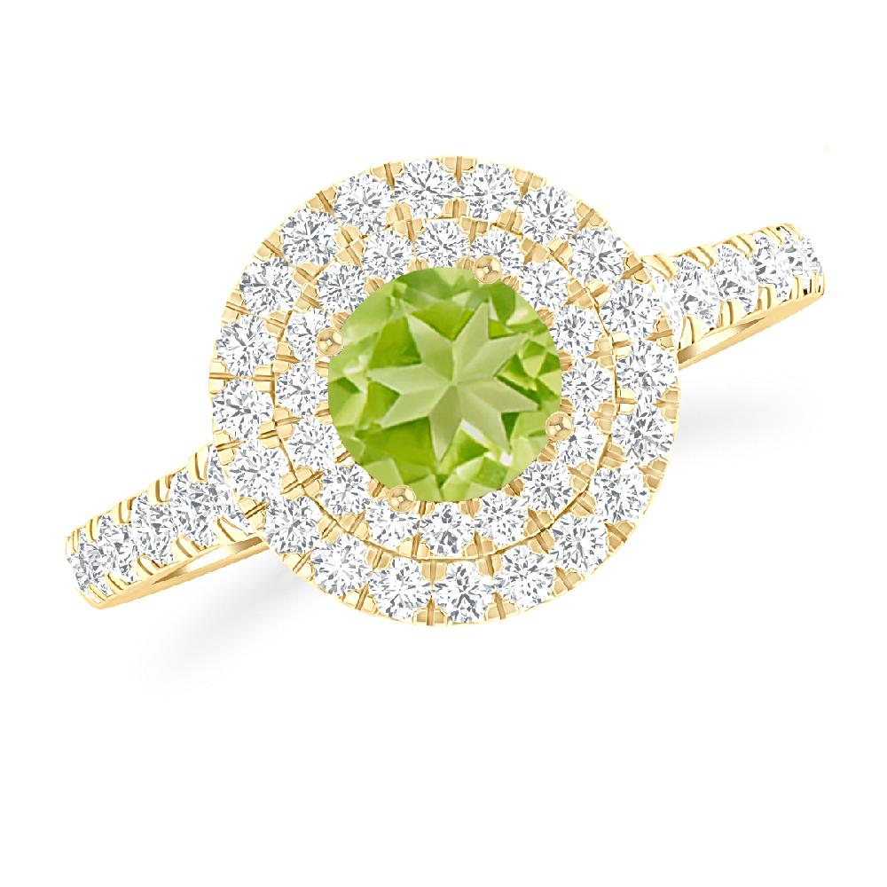 Yellow Gold - Peridot