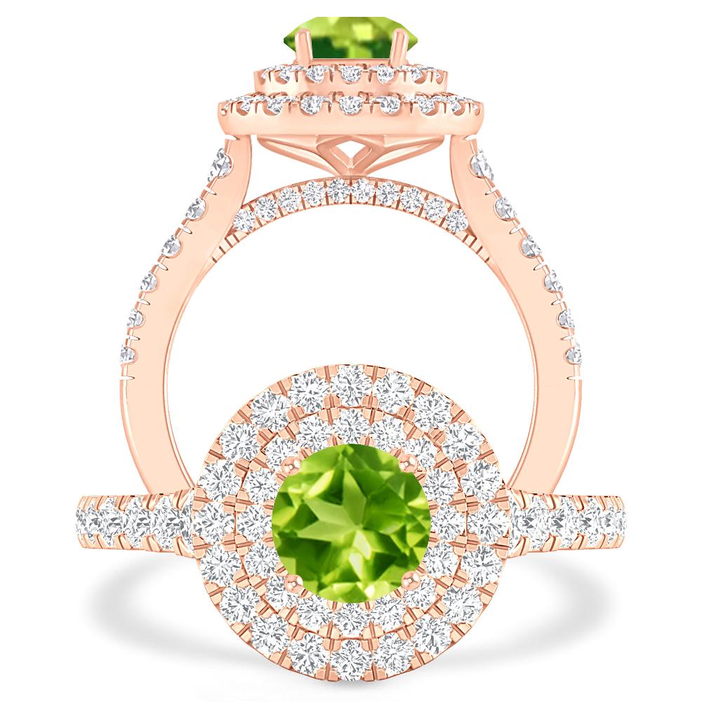 Rose Gold - Peridot