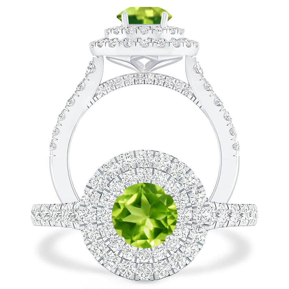 White Gold - Peridot