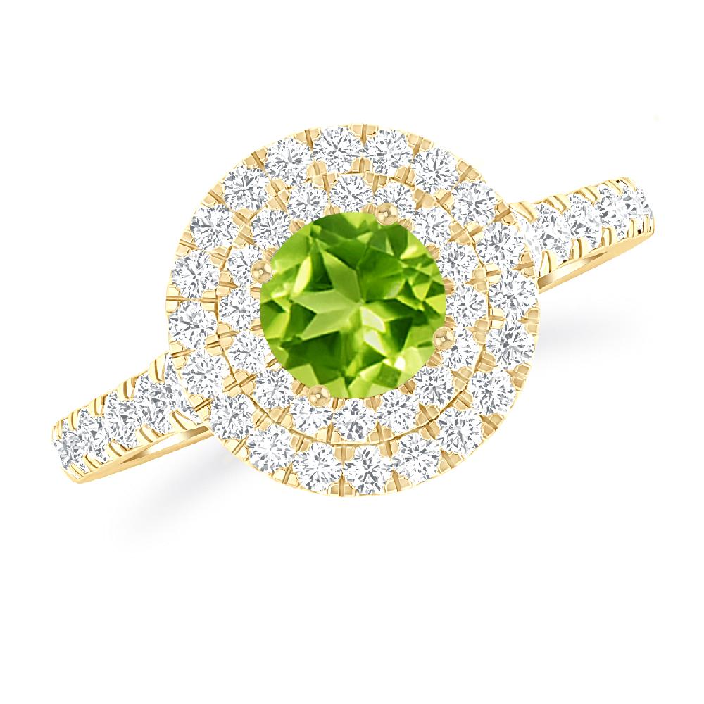 Yellow Gold - Peridot