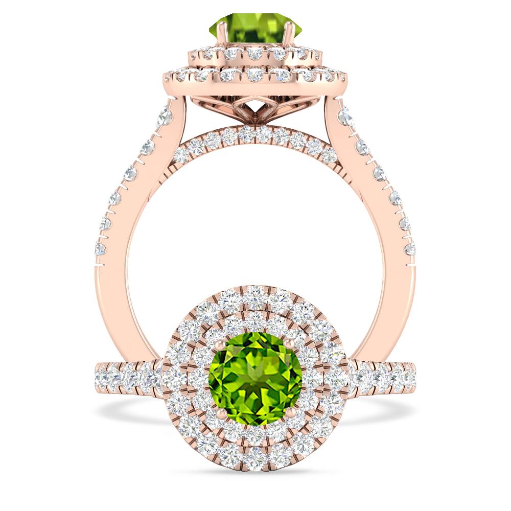 Rose Gold - Peridot