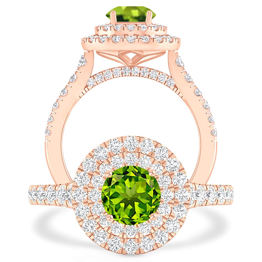 Rose Gold - Peridot