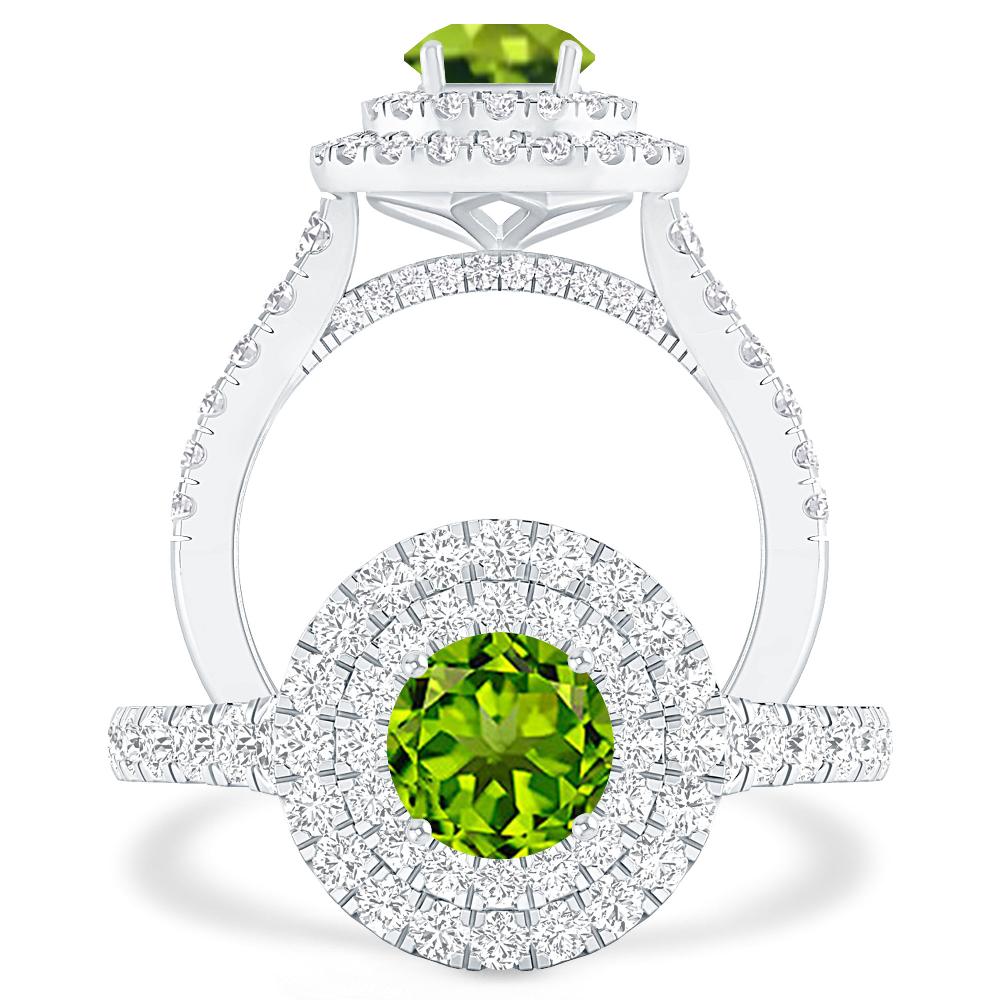 White Gold - Peridot