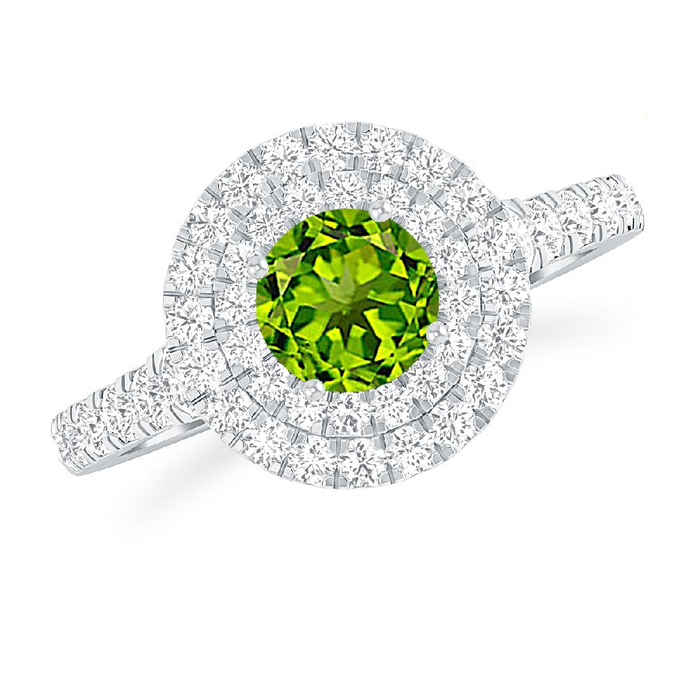 White Gold - Peridot