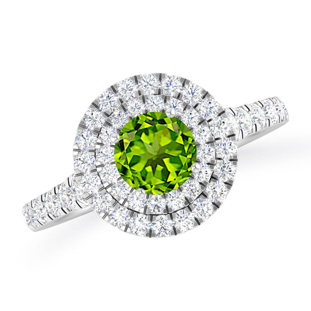 White Gold - Peridot