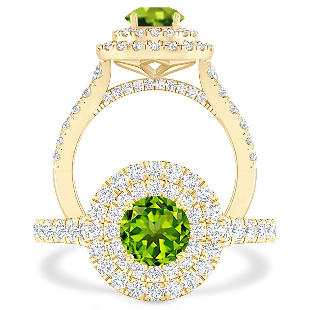 Yellow Gold - Peridot