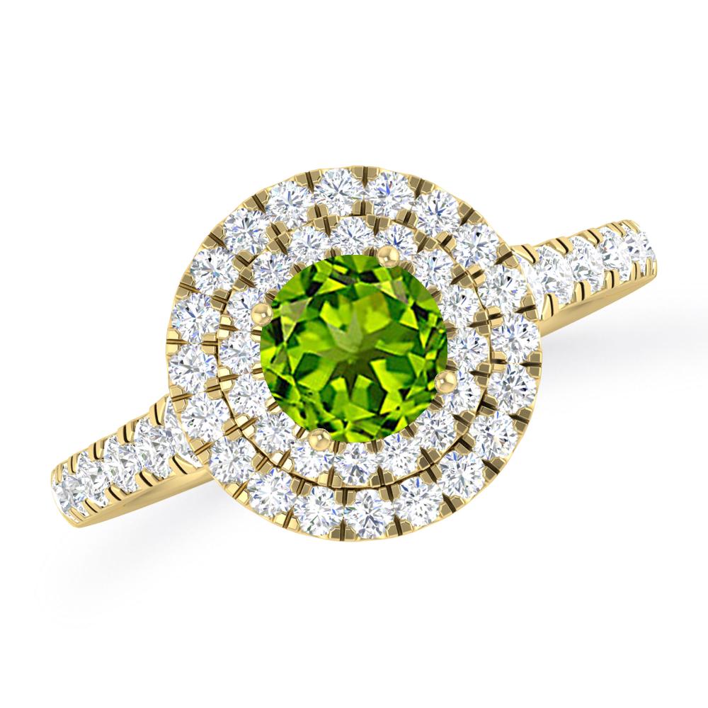 Yellow Gold - Peridot