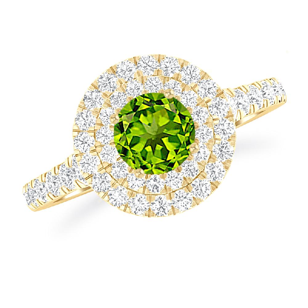 Yellow Gold - Peridot