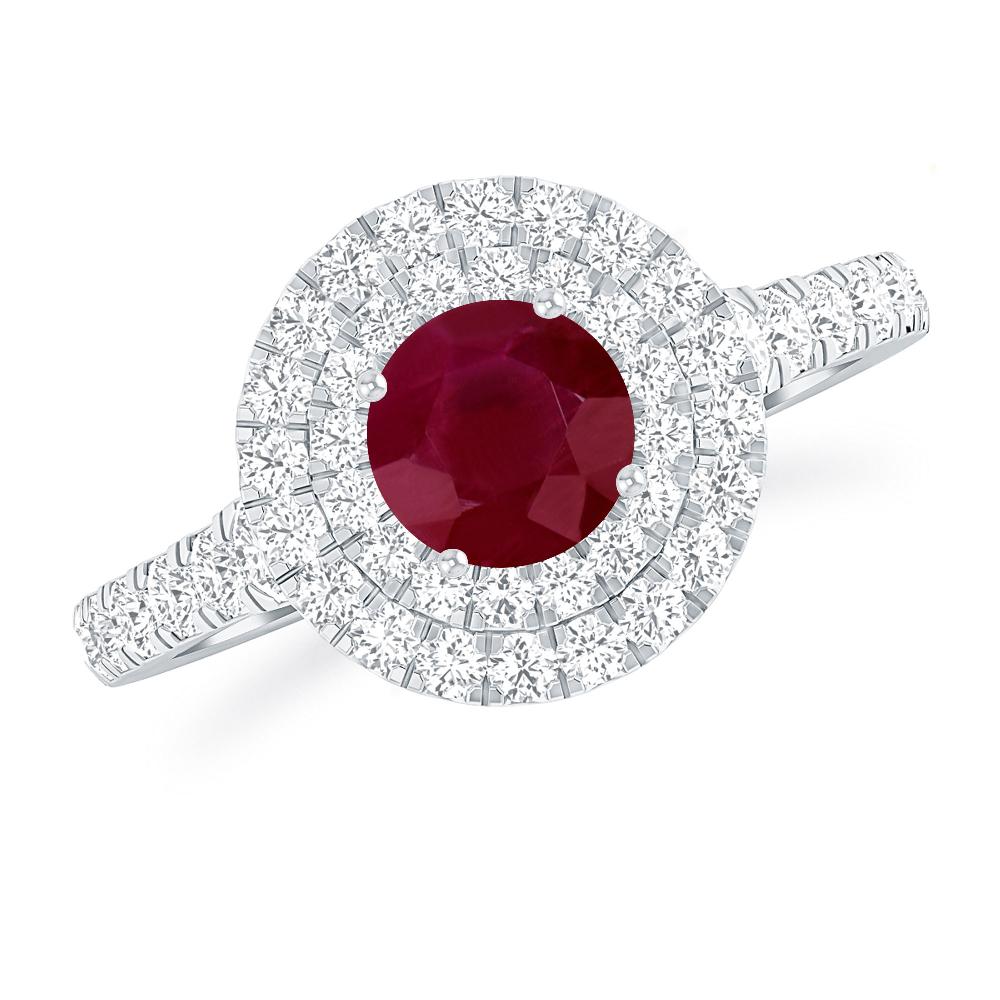 White Gold - Ruby