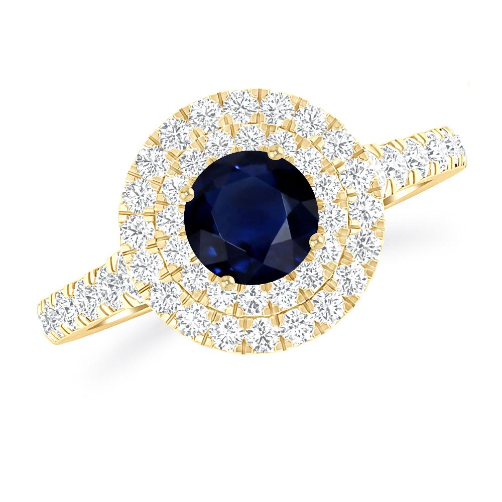 Yellow Gold - Sapphire