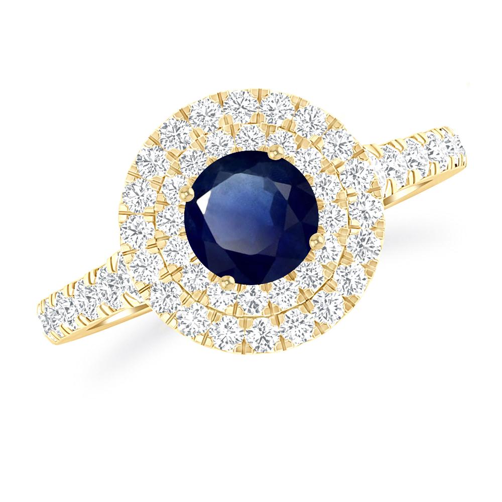 Yellow Gold - Sapphire