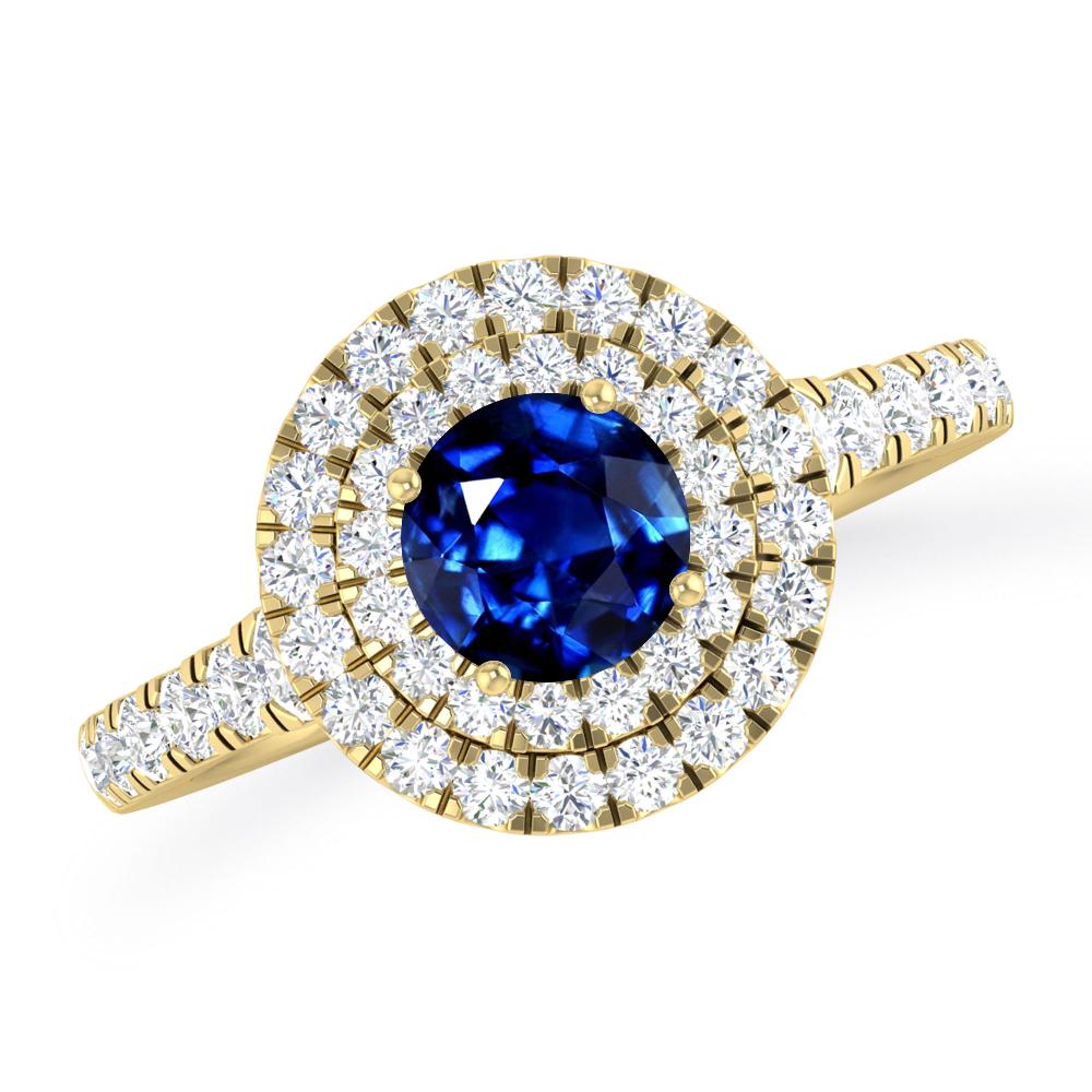 Yellow Gold - Sapphire