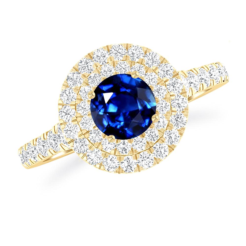 Yellow Gold - Sapphire