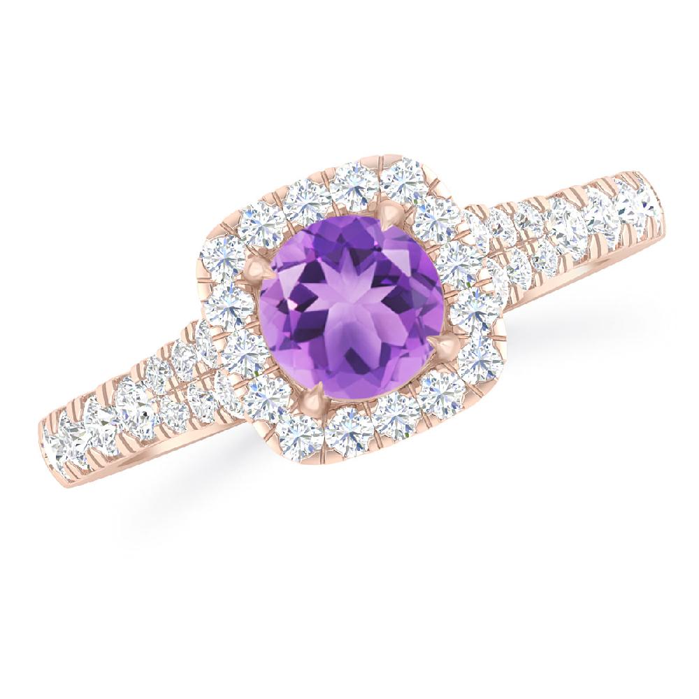 Rose Gold - Amethyst