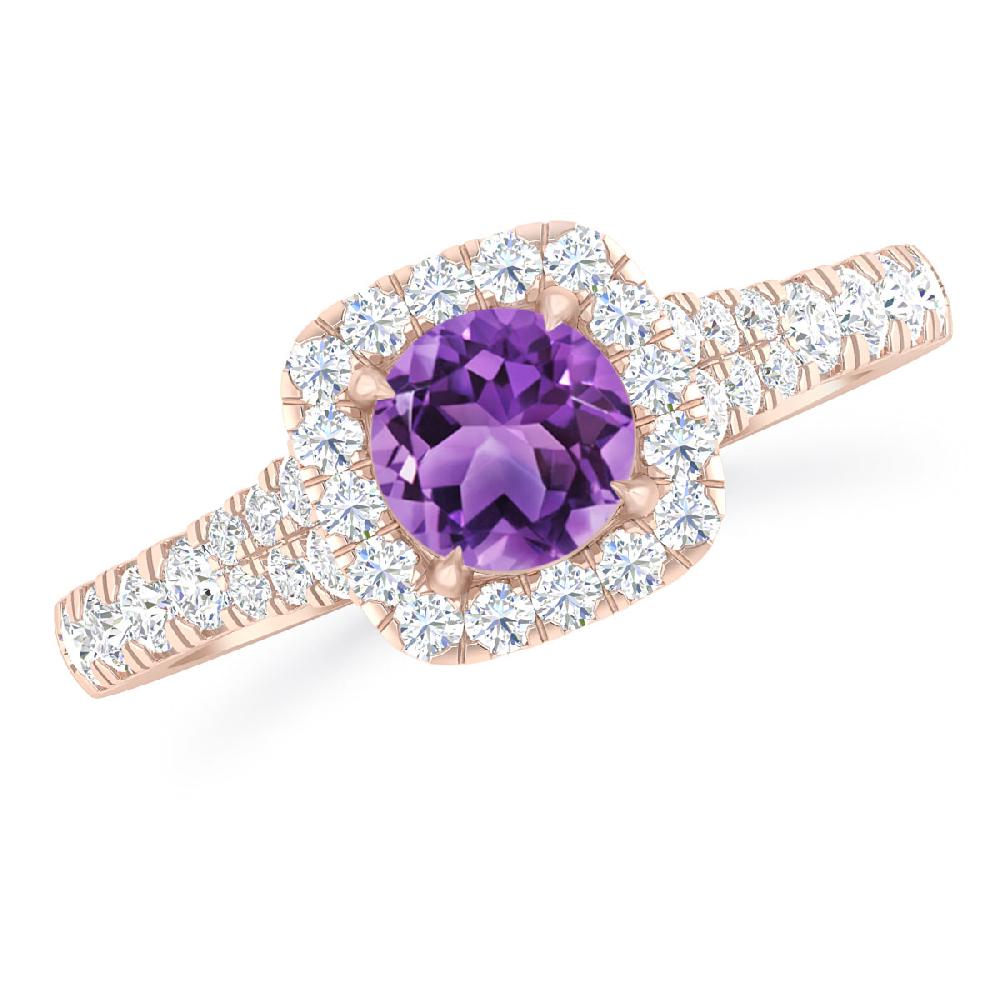 Rose Gold - Amethyst