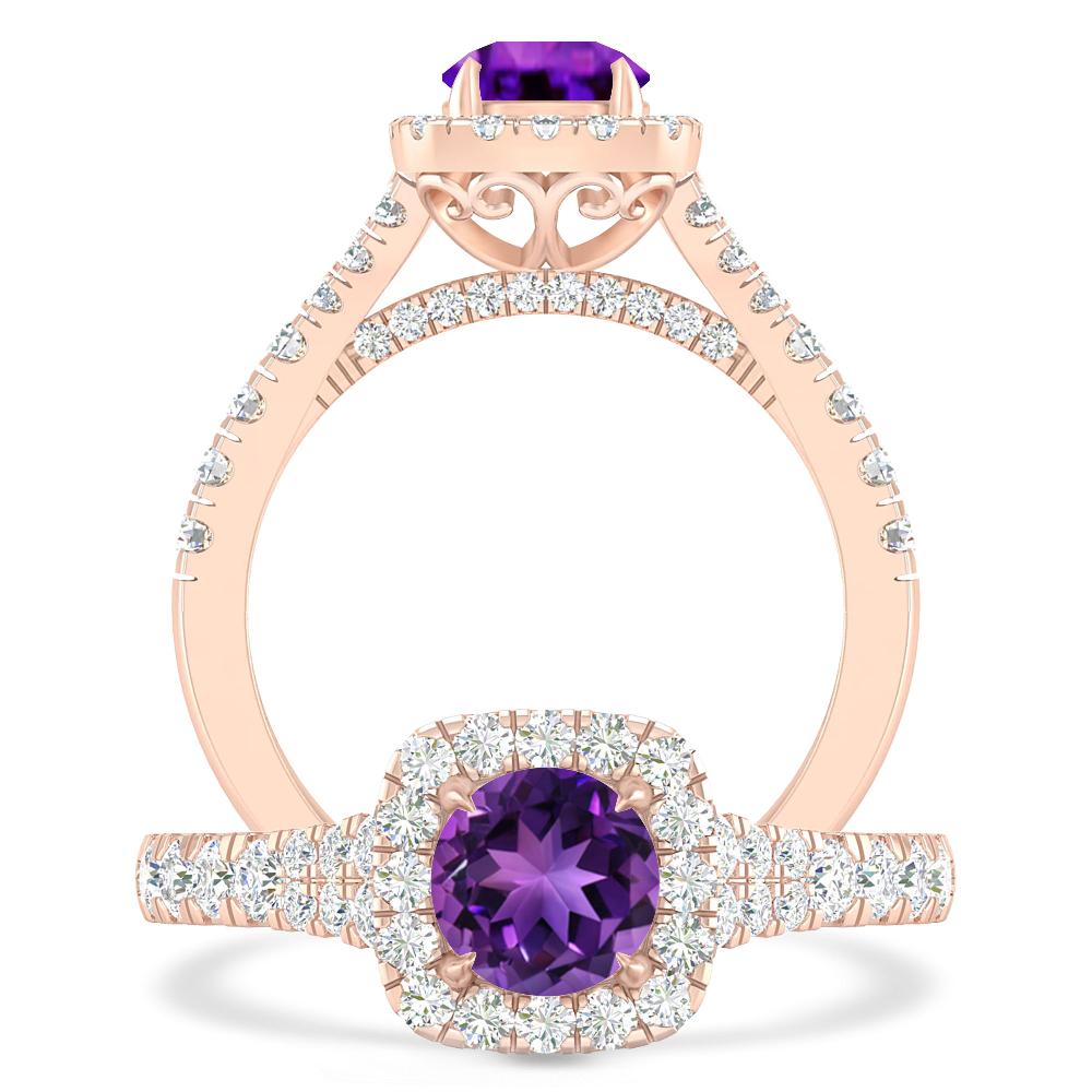 Rose Gold - Amethyst