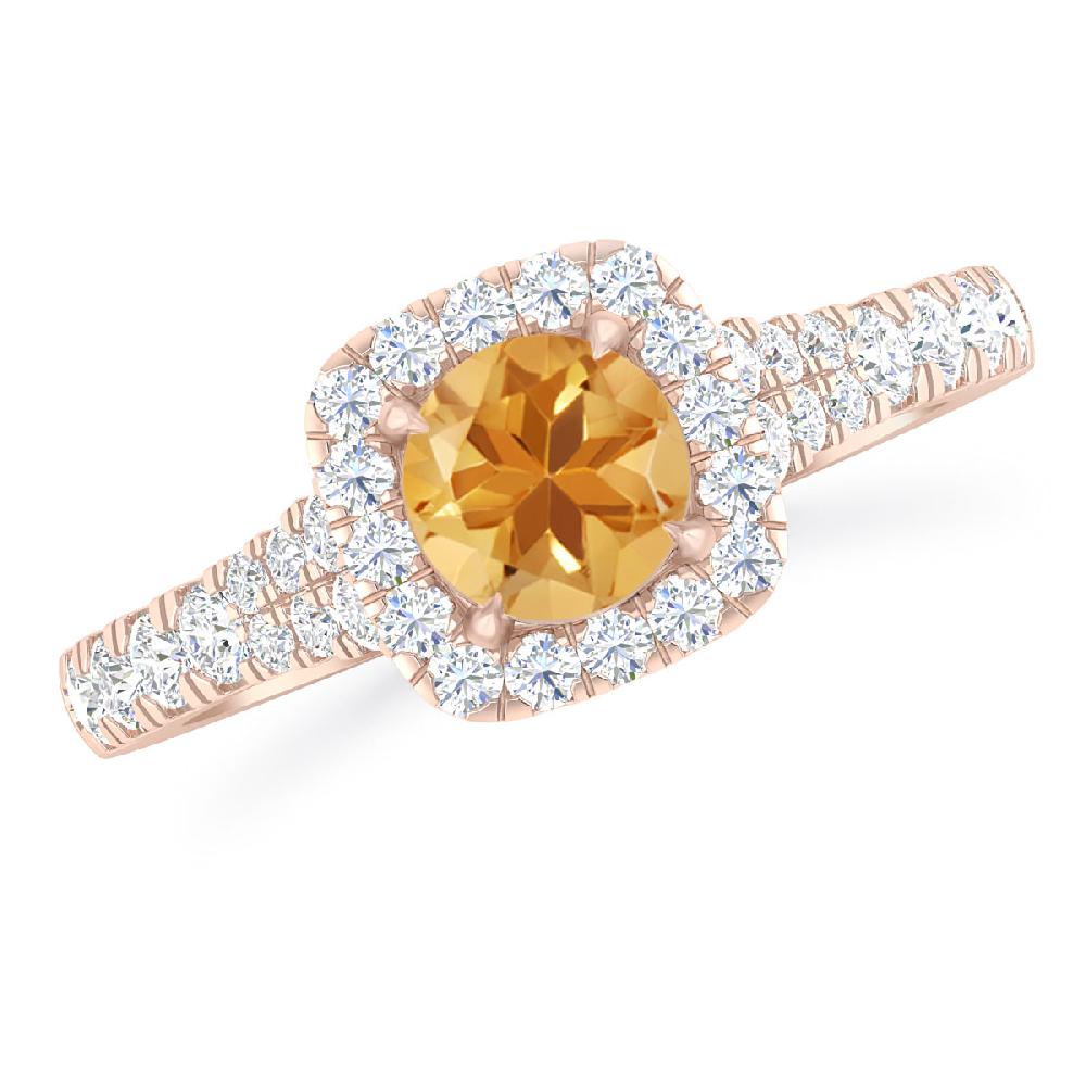 Rose Gold - Citrine