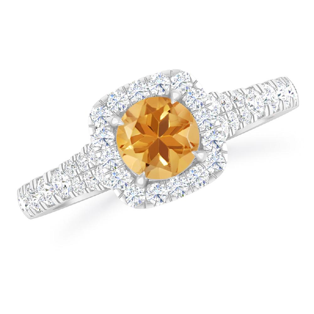 White Gold - Citrine